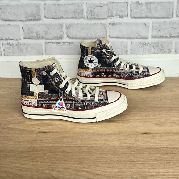 ⭐Converse x Isabel Marant Chuck 70 Hi Sz 8 Men's Shoes Black Vanilla Ice A14800C - Picture 4 of 14